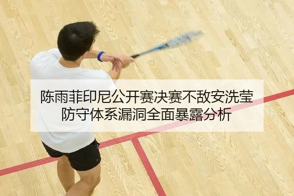 陈雨菲印尼公开赛决赛不敌安洗莹 防守体系漏洞全面暴露分析